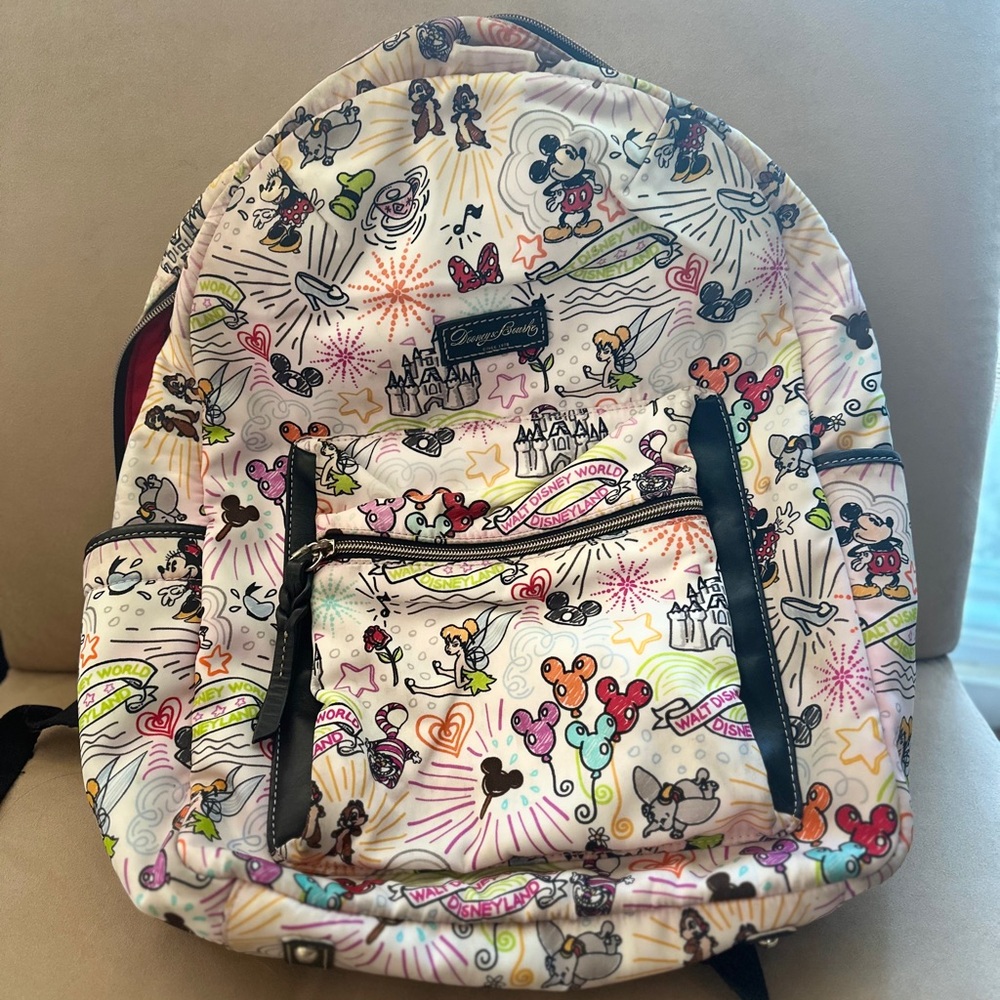 Disney Dooney & Bourke Sketch Nylon Backpack